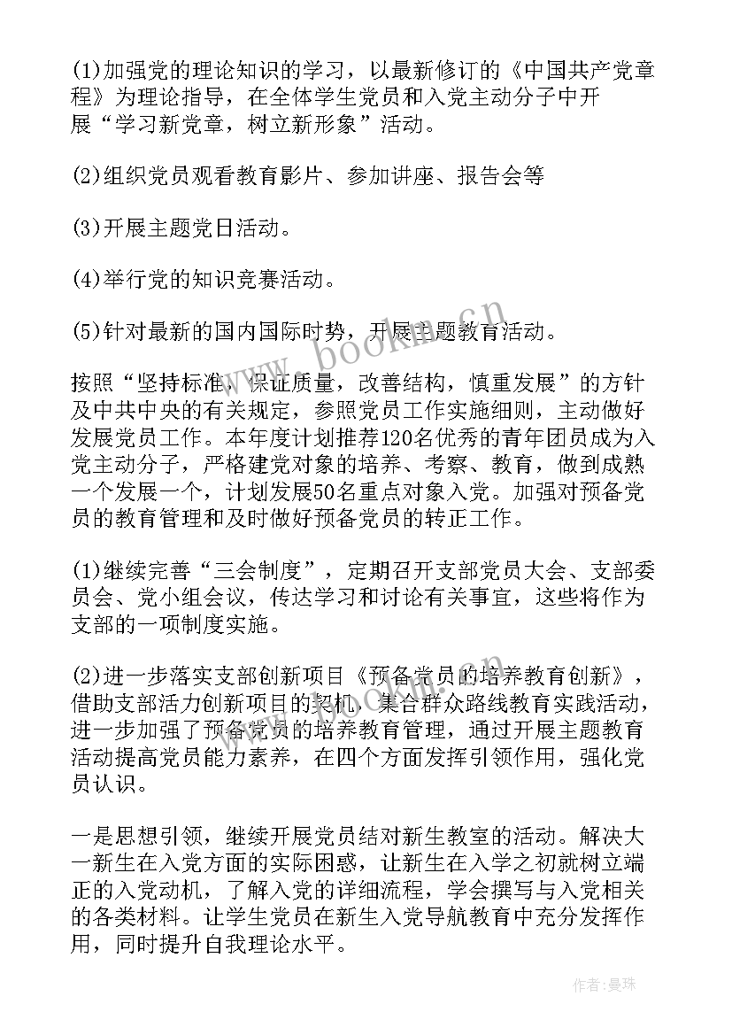 支部信访工作总结及打算 党支部工作计划(优质6篇)