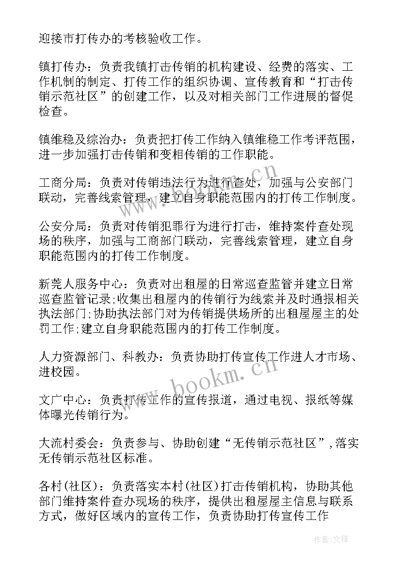 打击传销工作实施方案 乡镇打击传销工作计划(实用5篇)