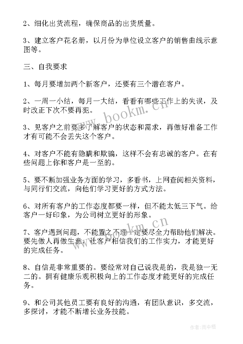 2023年食品销售行业工作计划 销售行业的工作计划(通用7篇)