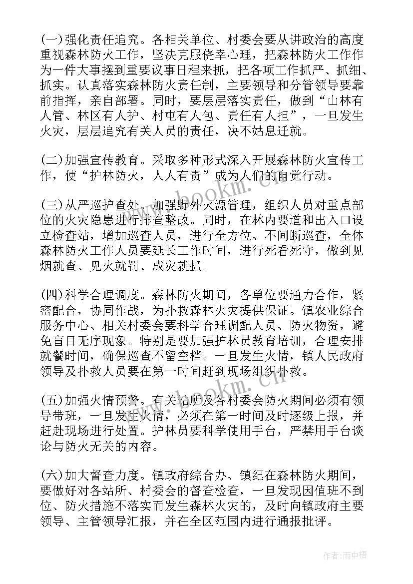 部队防火应急预案(模板7篇)