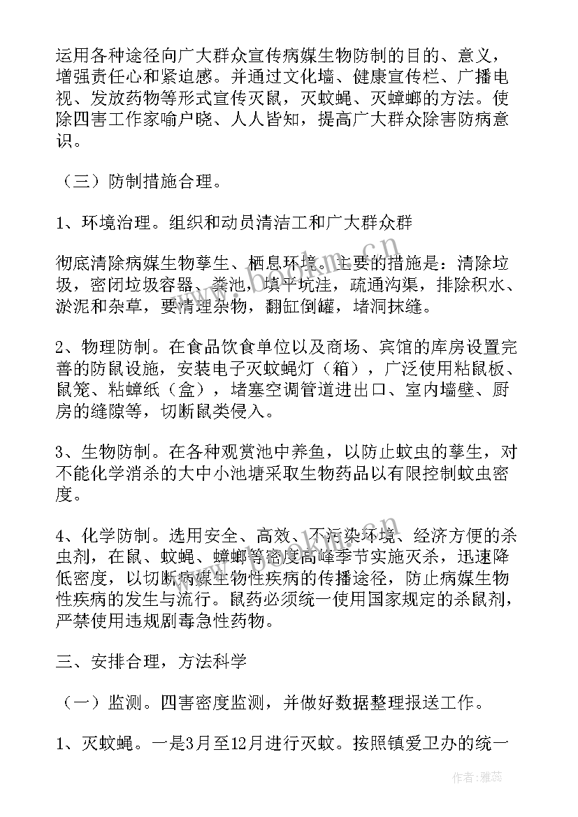 最新病媒生物年终总结(优秀10篇)