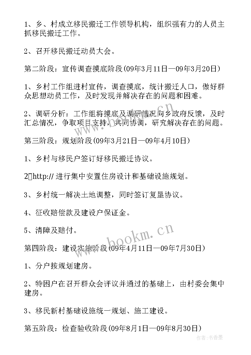 2023年乡镇移民搬迁工作报告(优秀9篇)