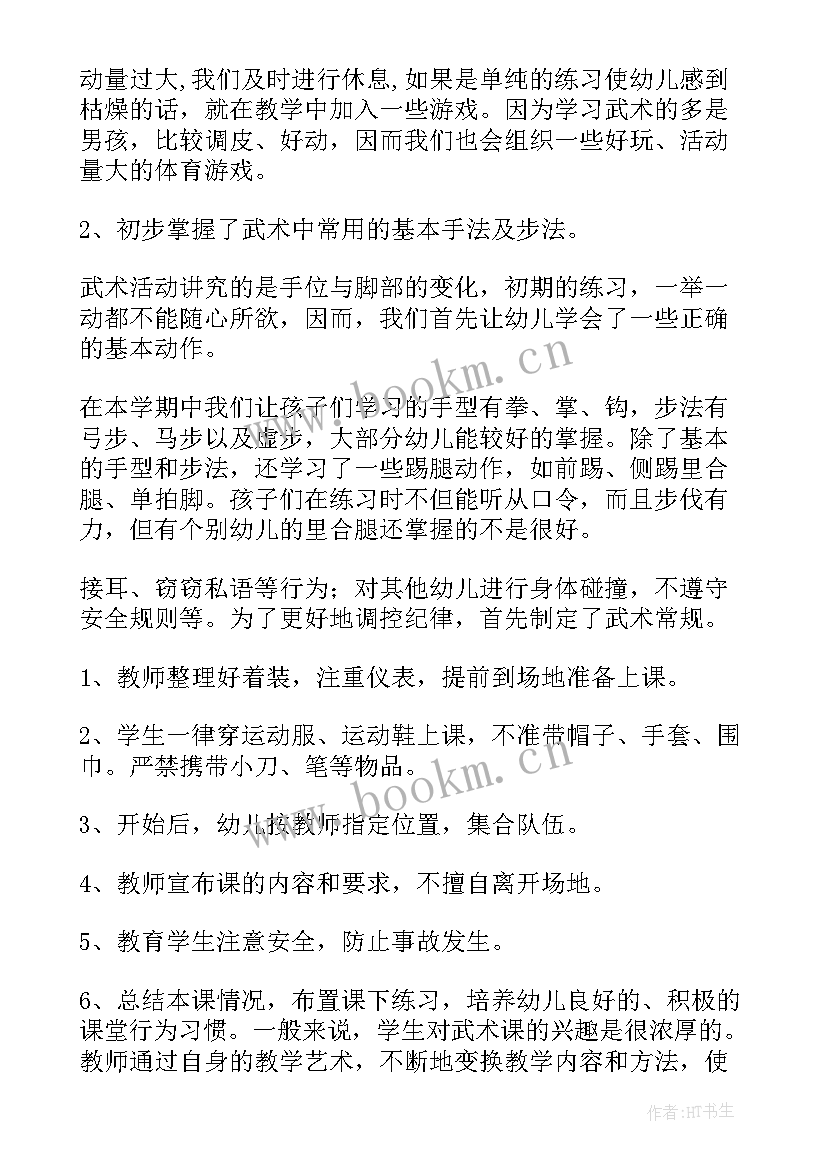 2023年武术活动总结报告(模板5篇)