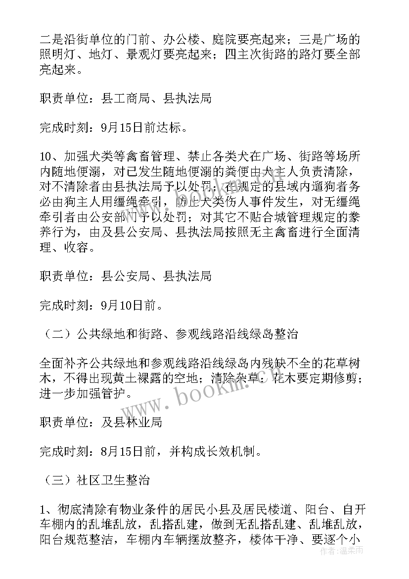 2023年社区环境整治工作开展情况 环境整治工作计划(优质5篇)