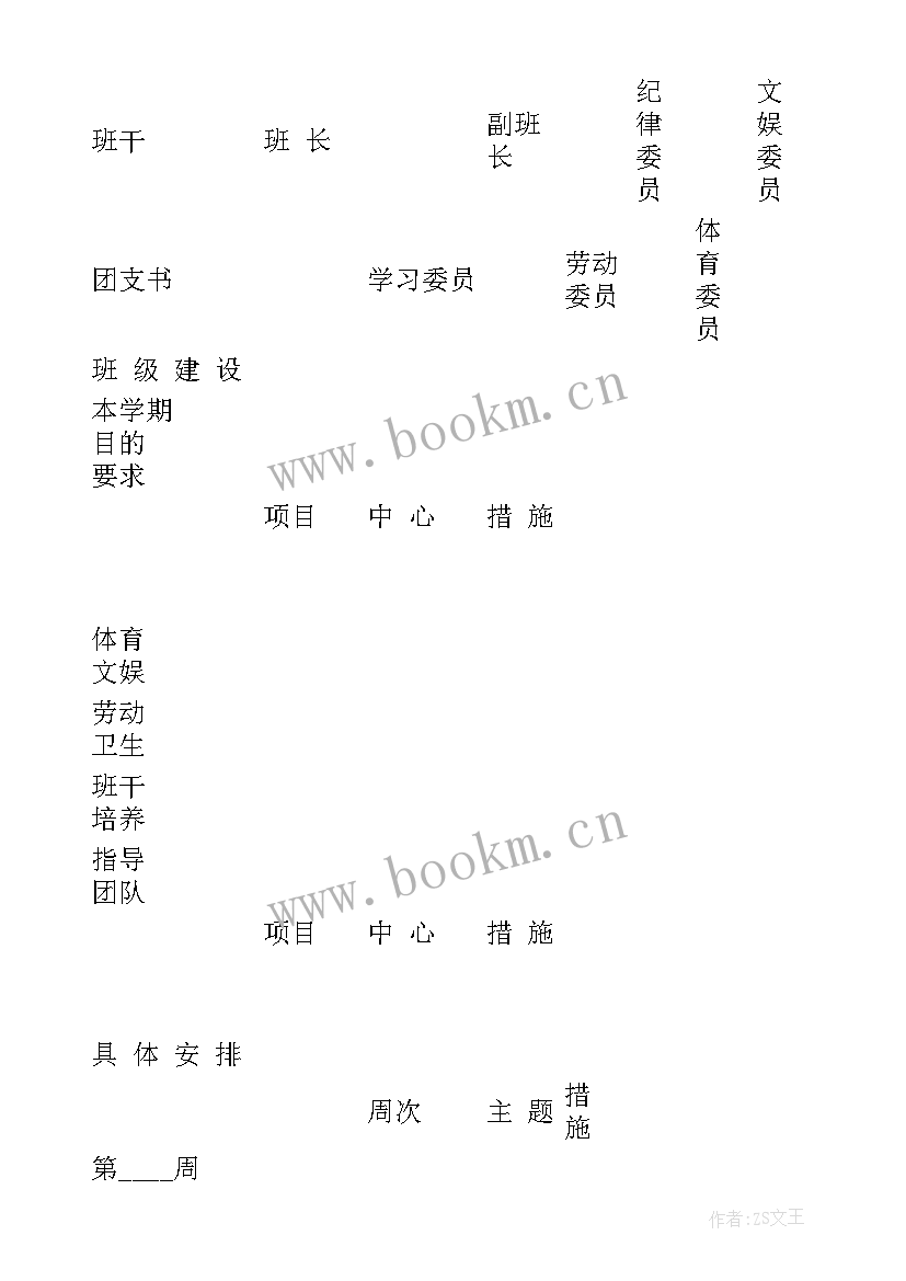 2023年每月工作计划表内容(优质8篇)