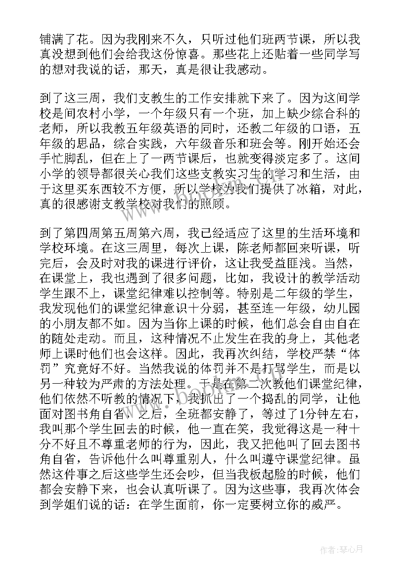 最新乡村学前教育支教工作总结 乡村支教教师工作总结(模板5篇)