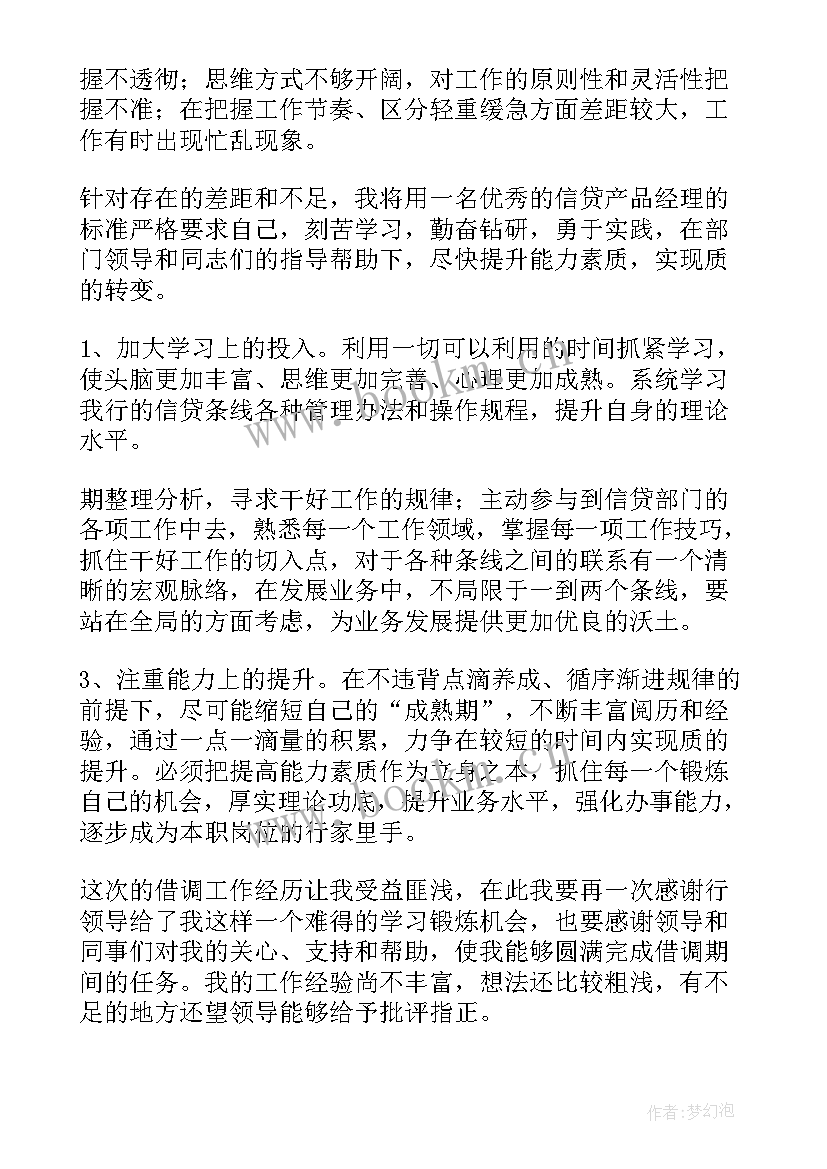 2023年借调年终工作总结 个人借调工作总结(通用7篇)