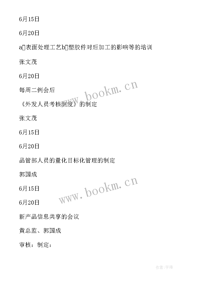 品管部工作总结及计划(大全8篇)