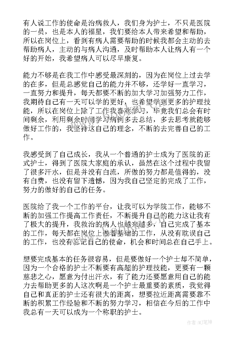 2023年护士工作总结(优秀6篇)