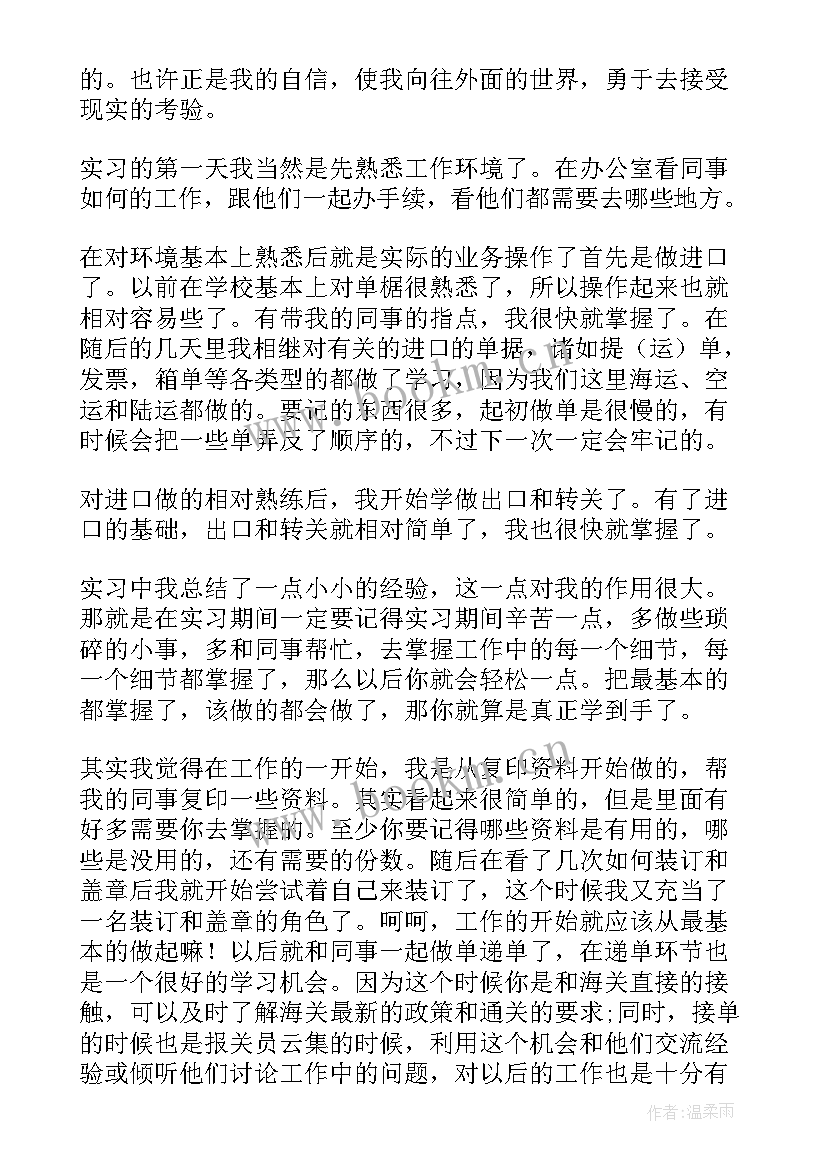 2023年报关工作总结(通用7篇)