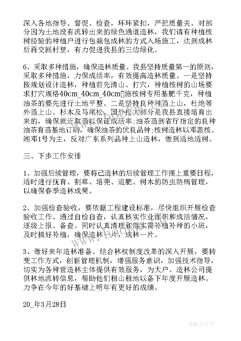 2023年造林绿化空间评估工作总结(实用5篇)