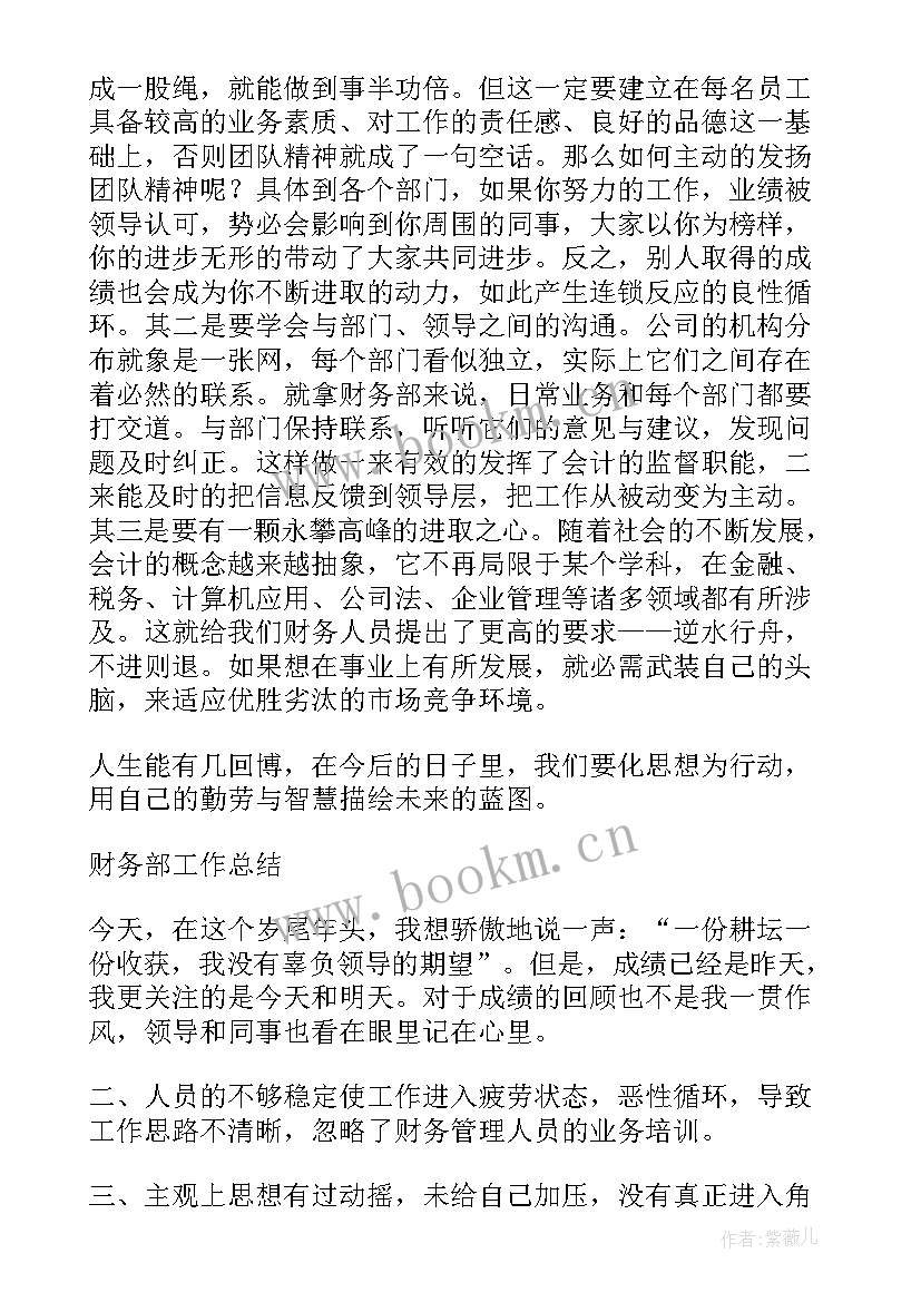 2023年财务部年终总结标题(实用9篇)