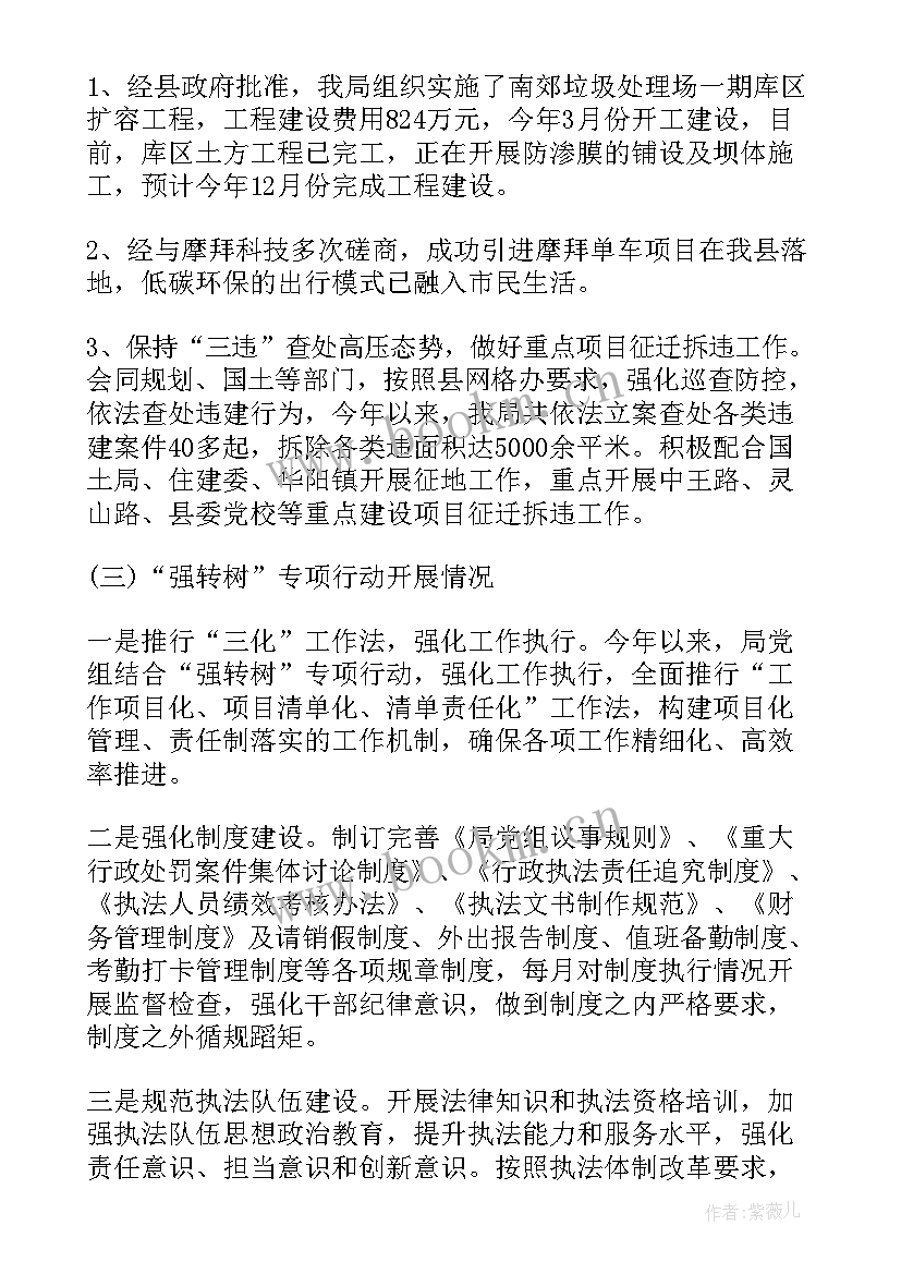 文化执法工作汇报 行政执法局年度工作总结(通用7篇)