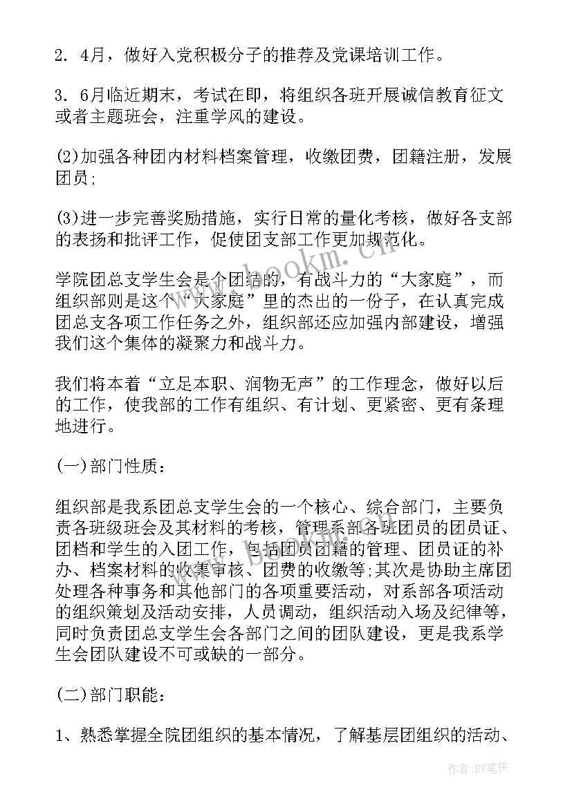 组织部考核科样 组织部工作总结(模板7篇)