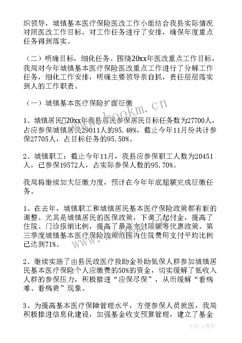 医保局药品集采工作年度总结 医保个人工作总结(实用6篇)