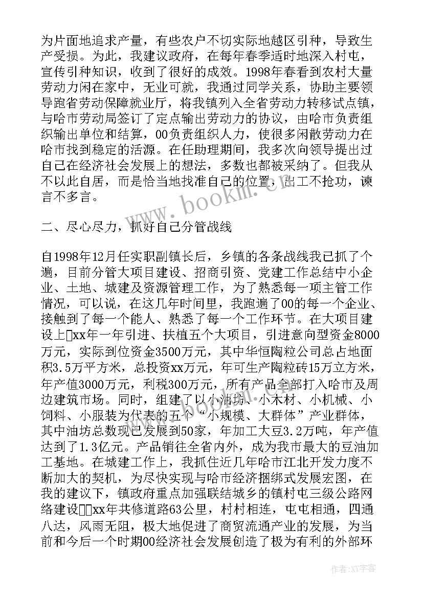 最新副职工作总结报告(精选5篇)