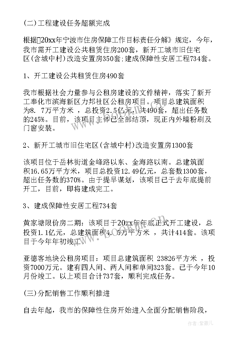 2023年资金保障工作总结报告 住房保障工作总结(实用9篇)