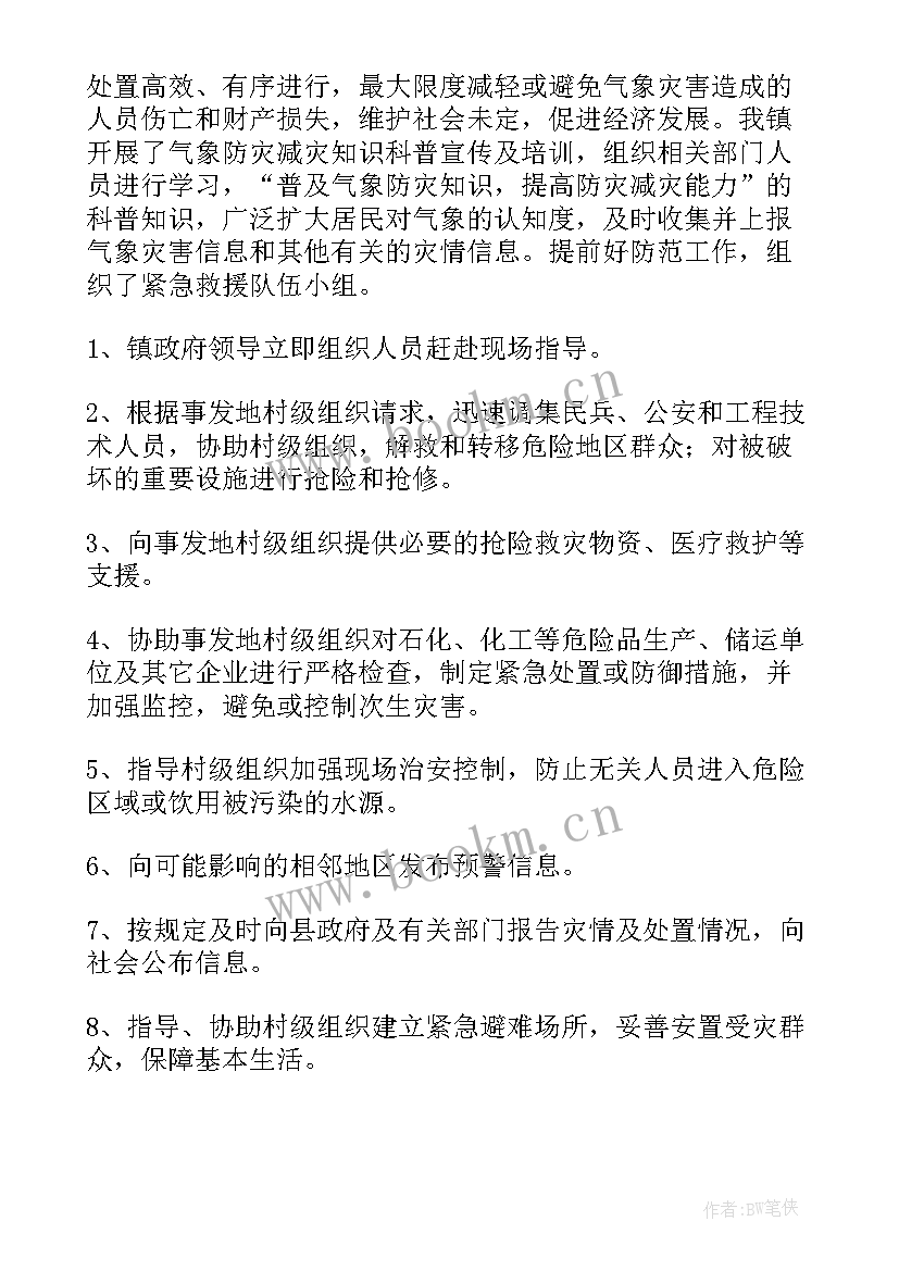 最新医院防灾减灾工作总结报告(大全9篇)
