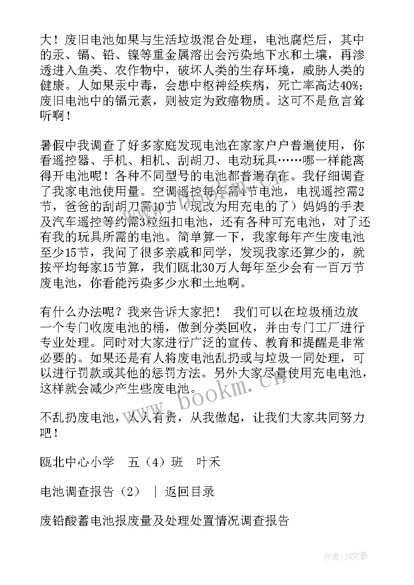 2023年电池厂个人总结 电池(优秀6篇)