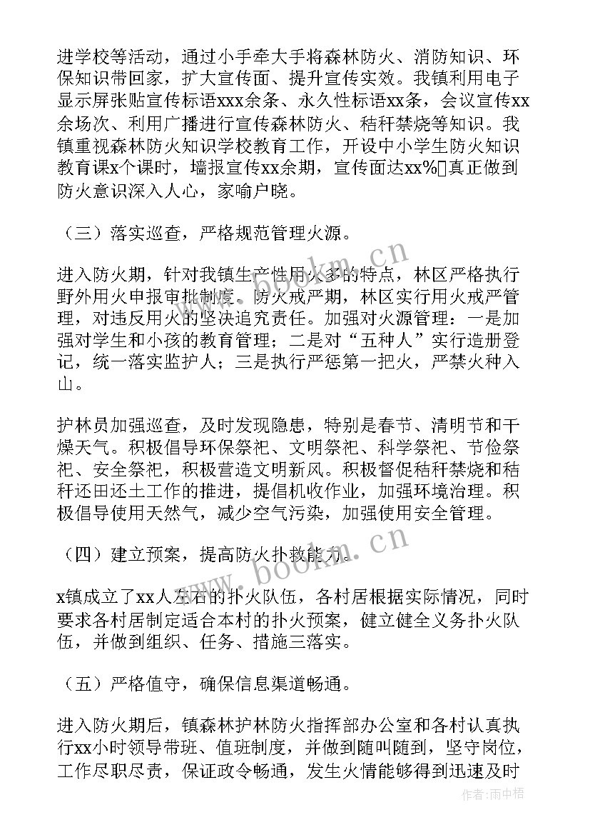 2023年森林防火宣传工作总结(通用10篇)