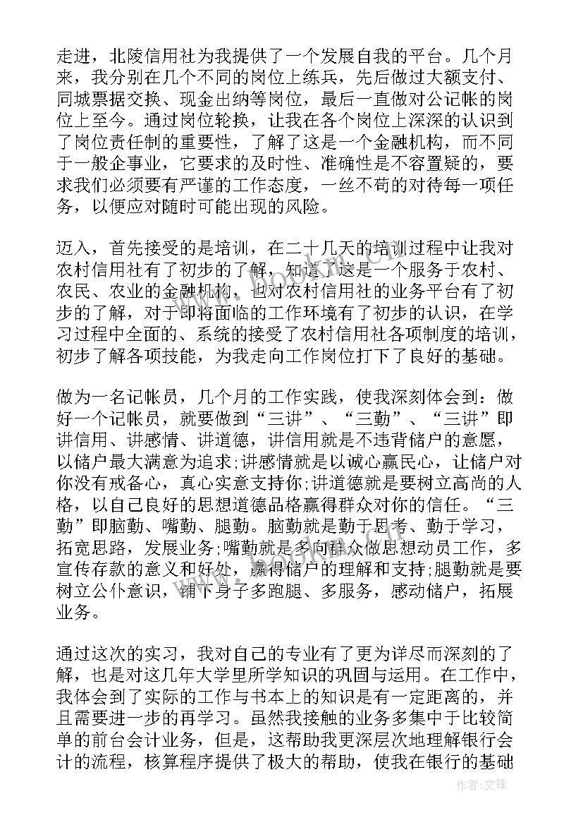 学生记账心得体会 记账会计个人工作总结(实用5篇)