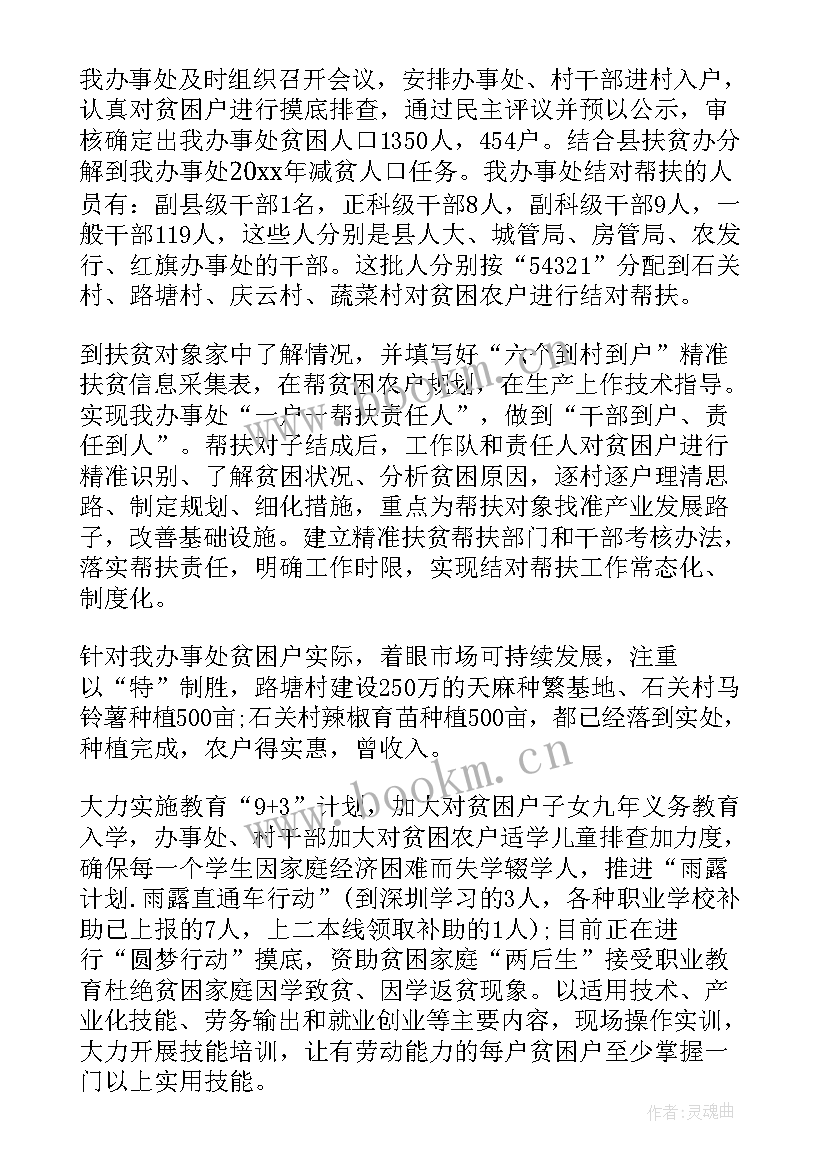 2023年历年扶贫工作总结报告(通用5篇)