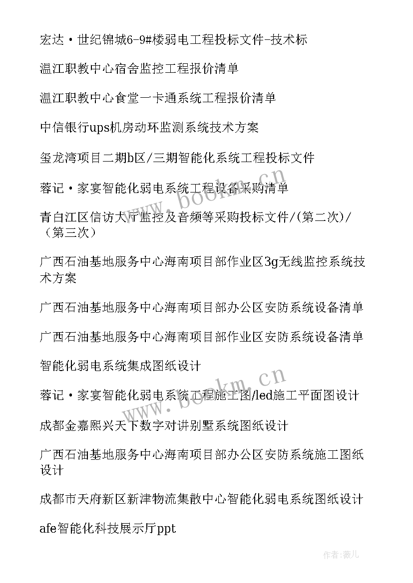 最新弱电治理工作总结报告(汇总9篇)