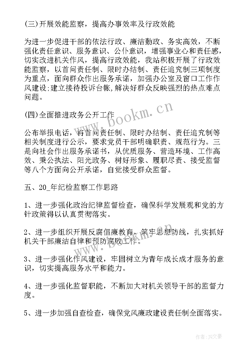 2023年税务纪检个人工作总结 纪检工作总结(汇总5篇)