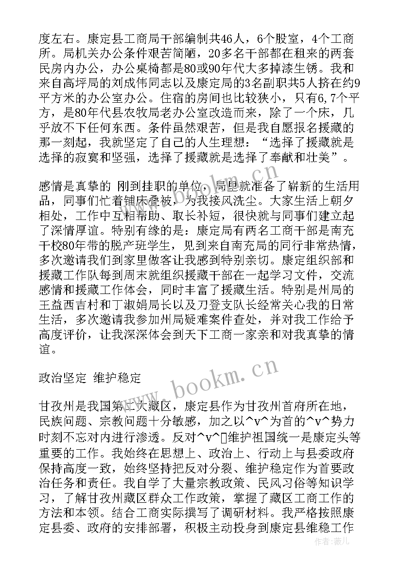 2023年援藏工作总结(实用5篇)