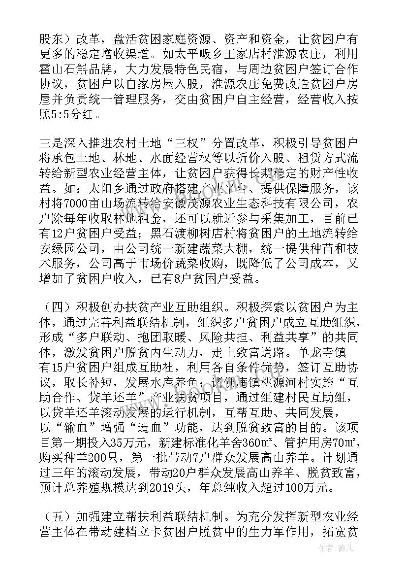 2023年产业扶贫工作总结 贫困村产业扶贫年度工作总结(汇总9篇)