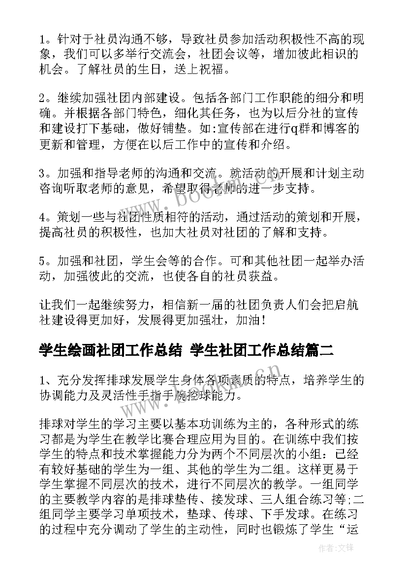 学生绘画社团工作总结 学生社团工作总结(精选10篇)