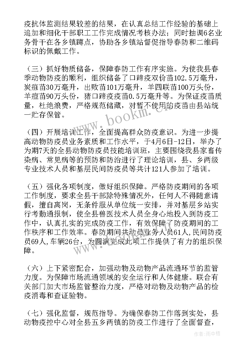 最新防疫工作总结报告(汇总5篇)