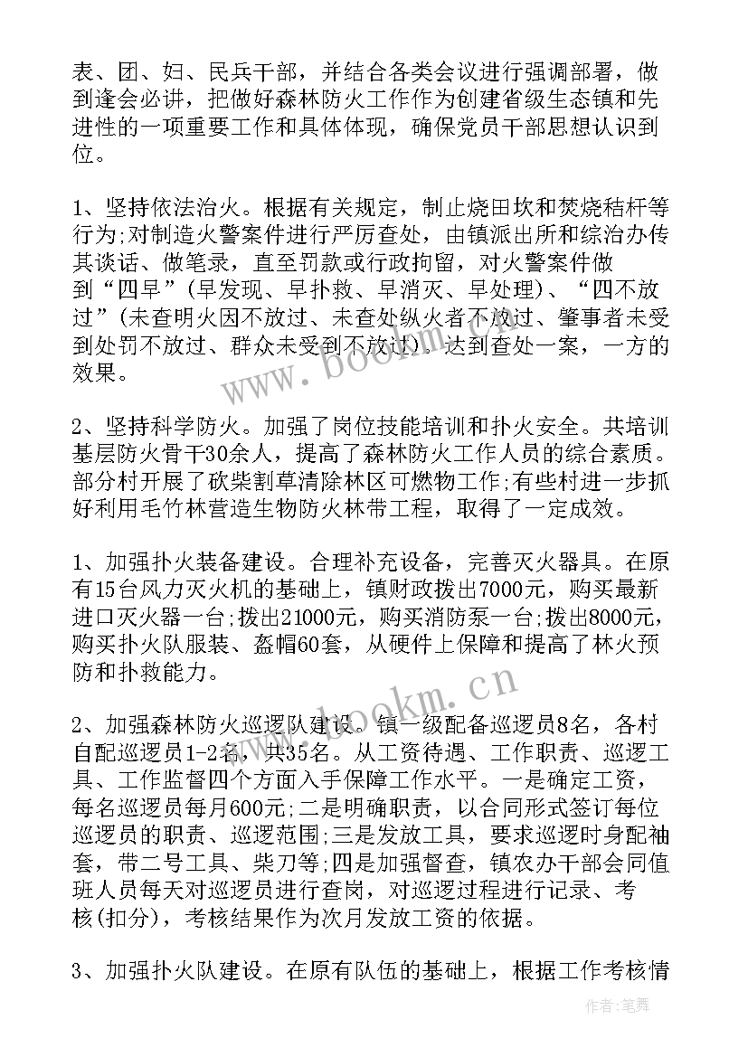 2023年乡镇森林防火工作总结 森林防火工作总结(通用9篇)