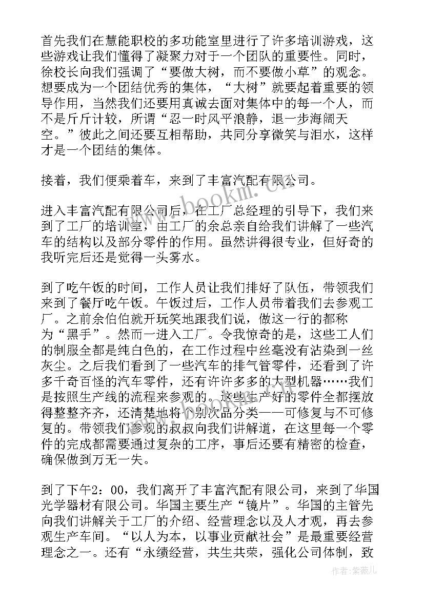 参观活动感受 参观活动心得体会(大全7篇)