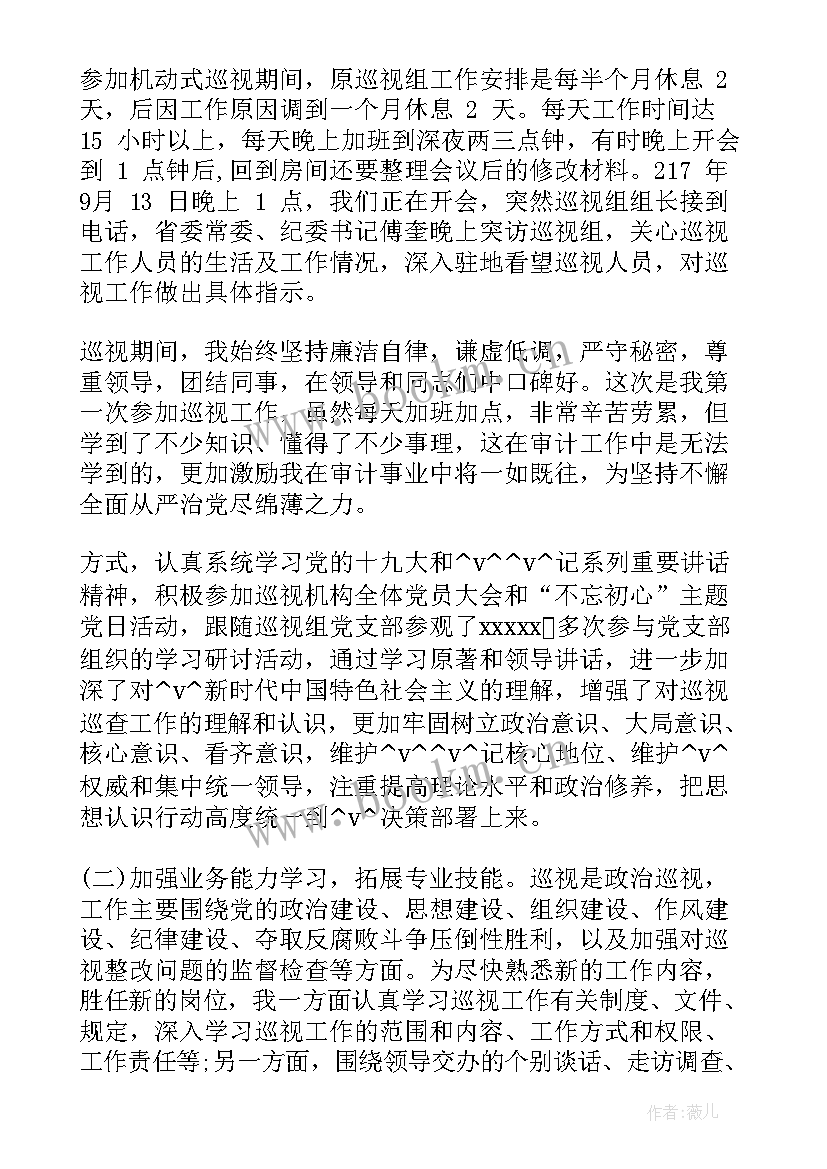 2023年巡视工作总结合川 巡视工作总结(实用5篇)