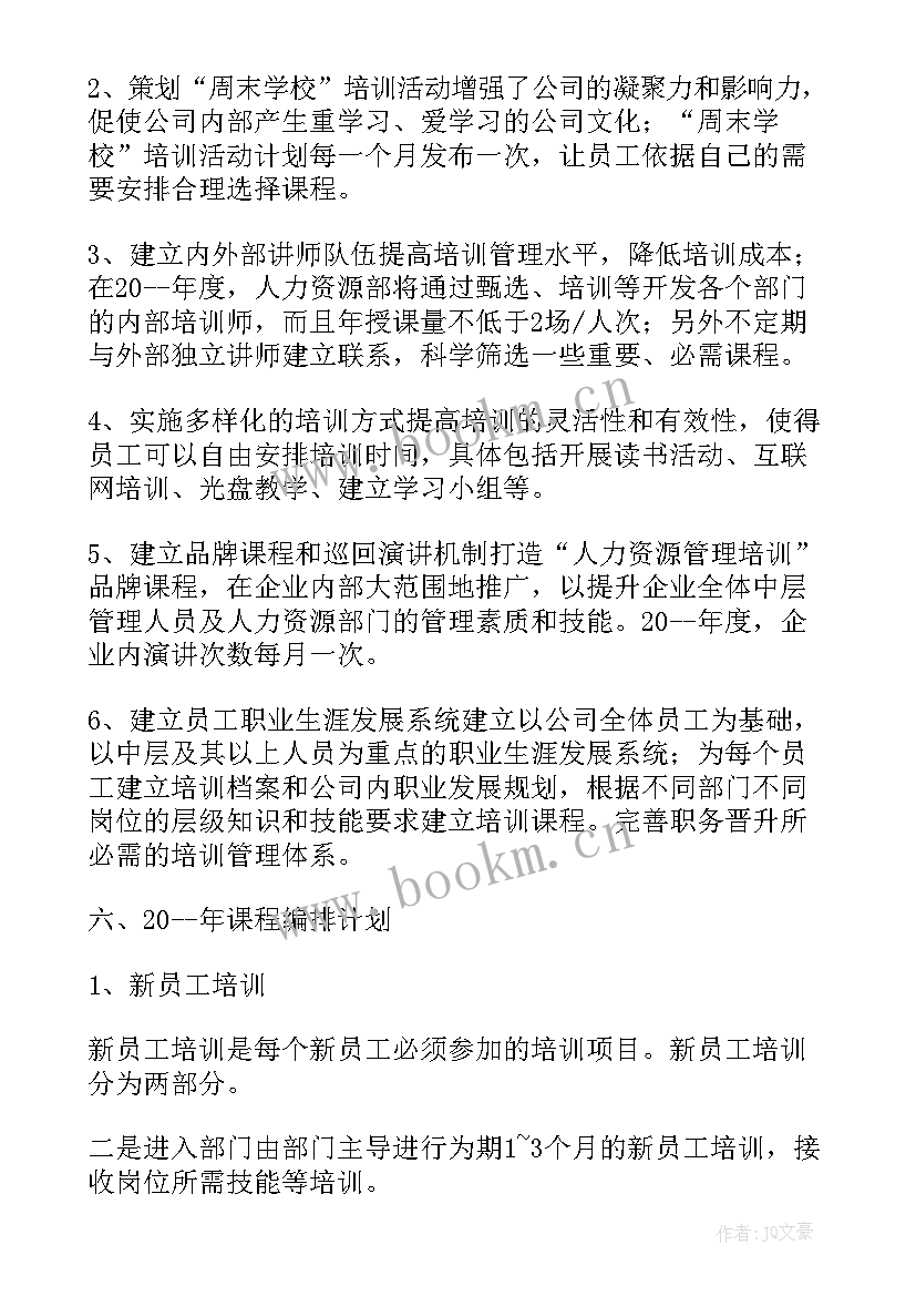 2023年hr培训方案(大全5篇)