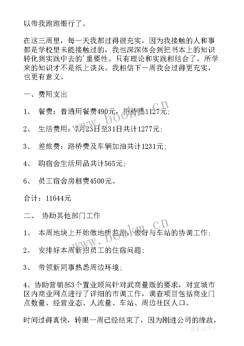 组长周报 会计每周工作总结(精选7篇)