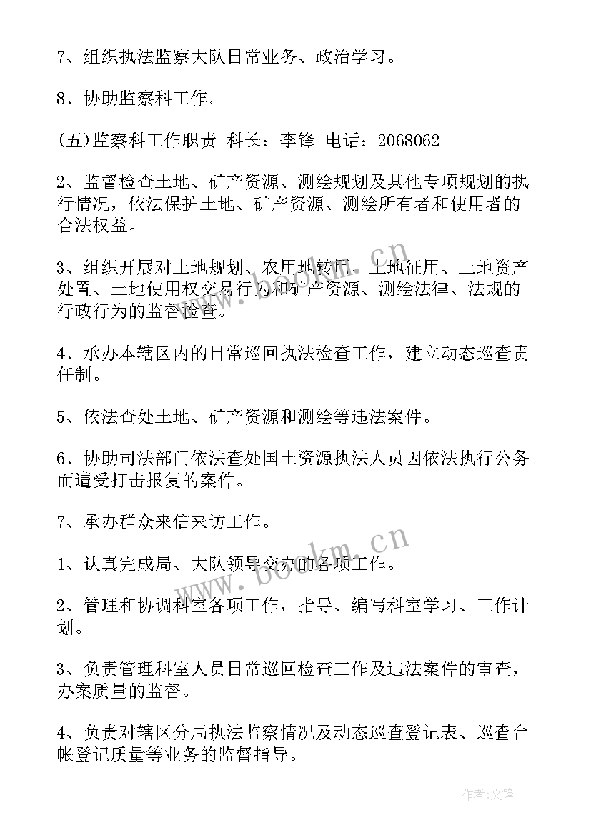 国土执法大队个人总结 国土执法监察个人岗位职责风险(优质5篇)