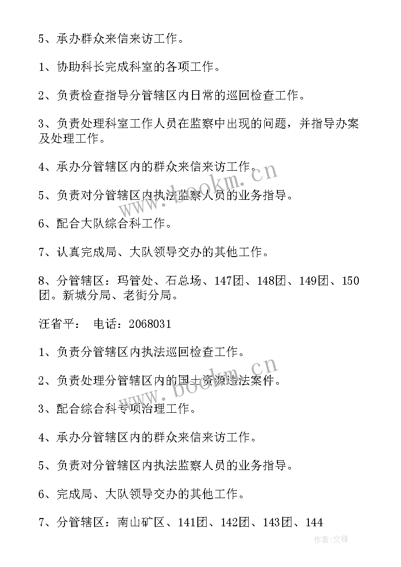 国土执法大队个人总结 国土执法监察个人岗位职责风险(优质5篇)