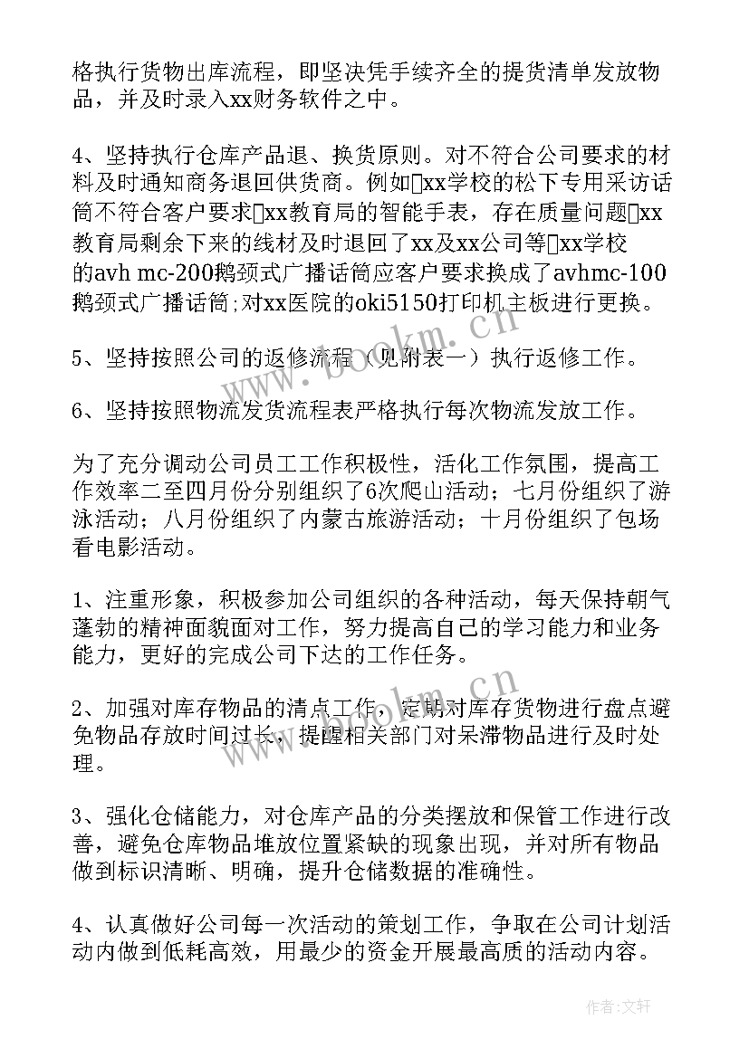 2023年库管会计工作报告(优质10篇)