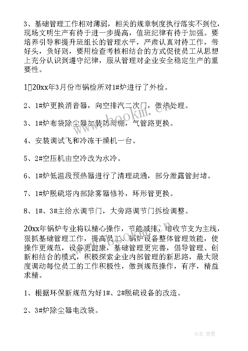 最新锅炉排查工作总结(精选7篇)