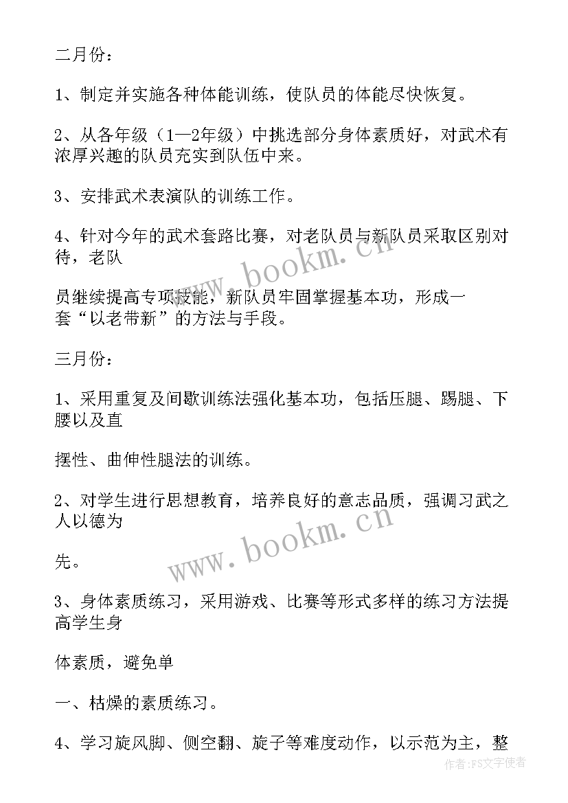 2023年武术协会年度工作计划(模板9篇)