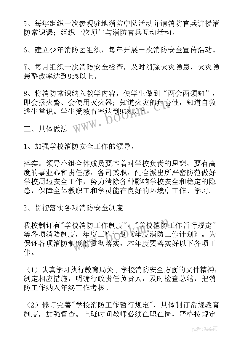 2023年消防维保工作计划 维护工作计划(实用6篇)