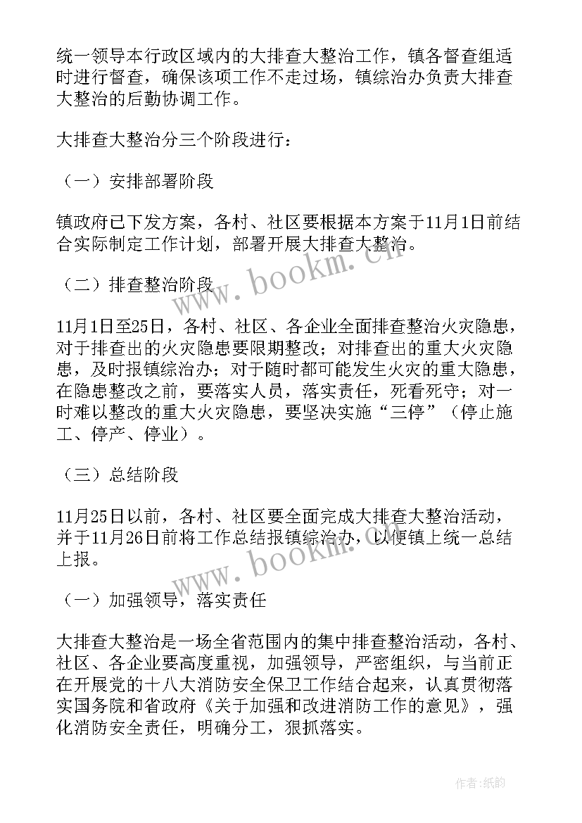 人口排查是查 社区消防安全排查工作计划(实用6篇)