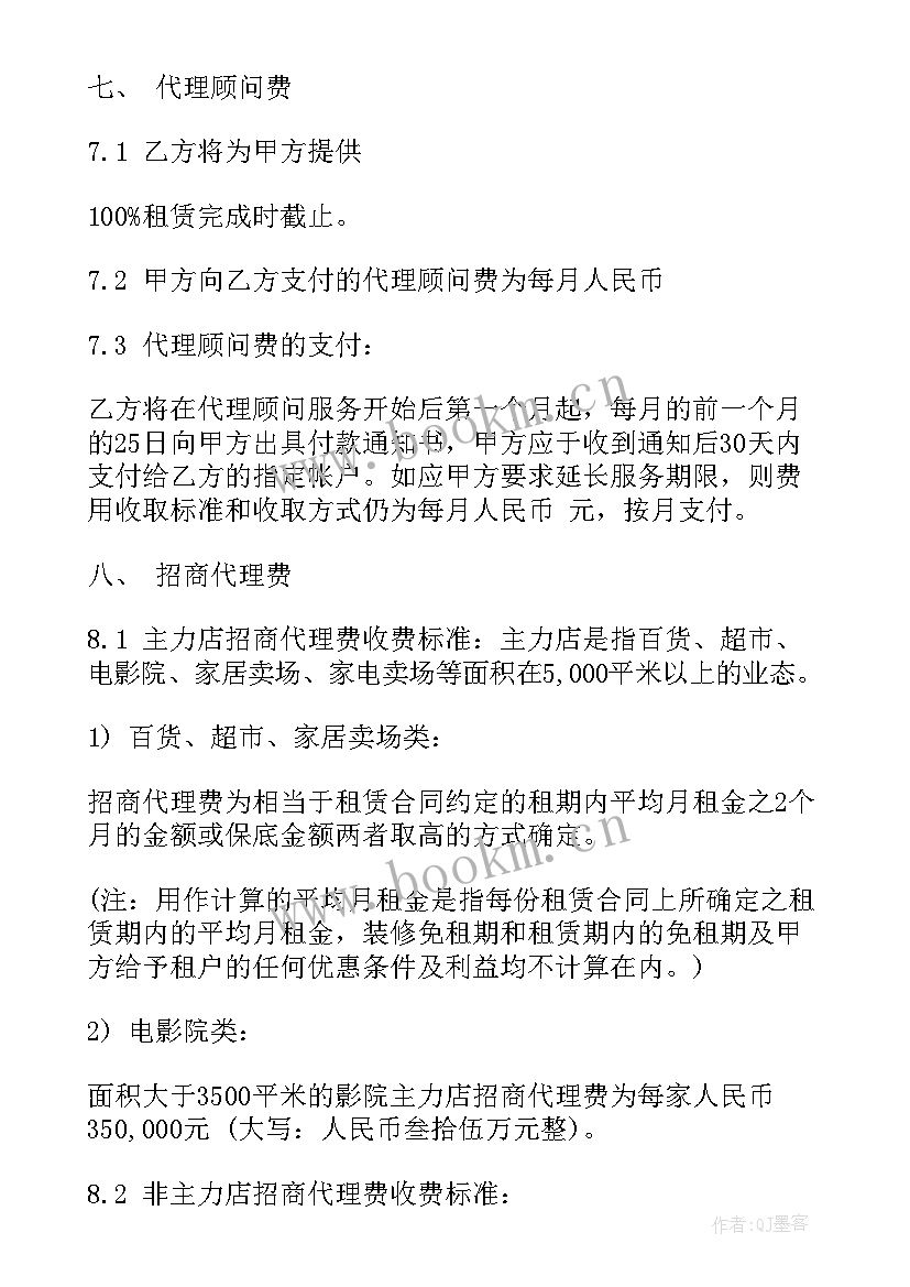 商铺招商合同(大全6篇)