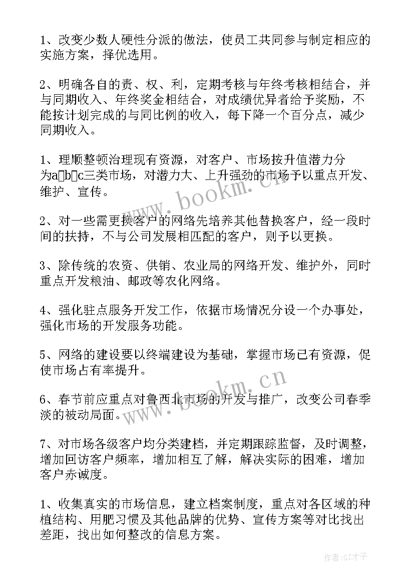 最新化肥销售年终总结及明年计划(优质5篇)