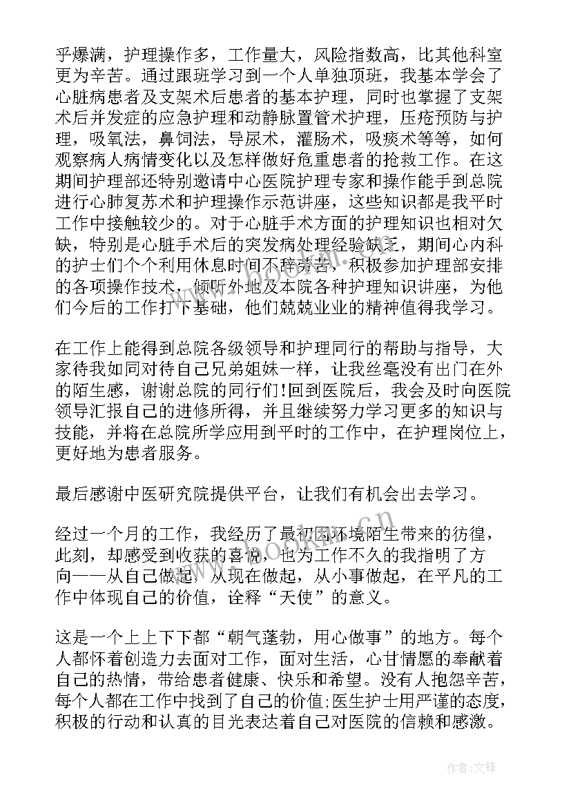 2023年护理进修工作计划总结报告 护理进修学习总结(通用5篇)