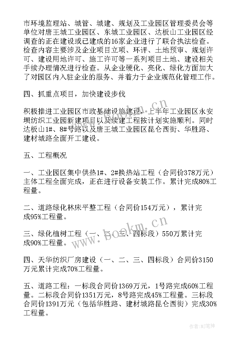 2023年园区年度工作总结(模板7篇)