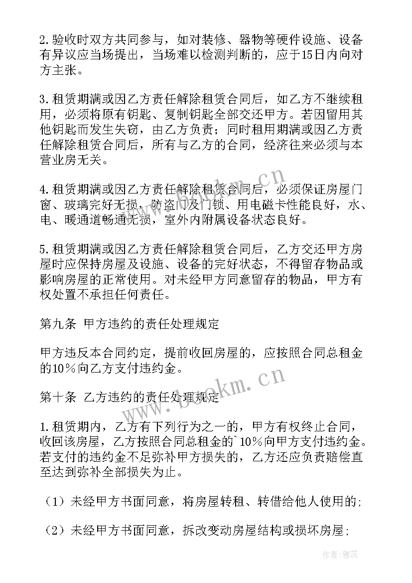 城北租房合同 租房合同(汇总6篇)