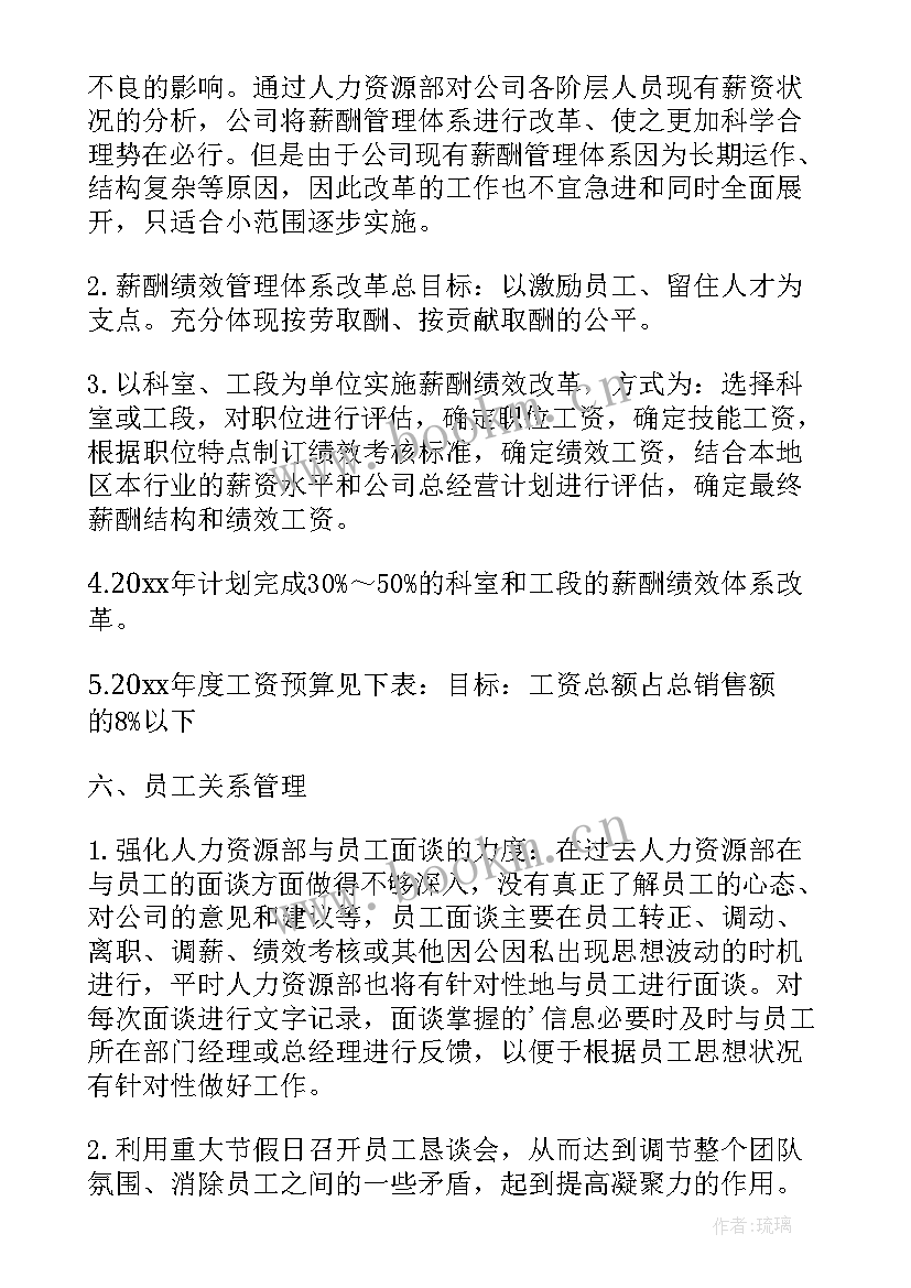 寺院义工年终总结发言稿 HR工作计划表(通用5篇)